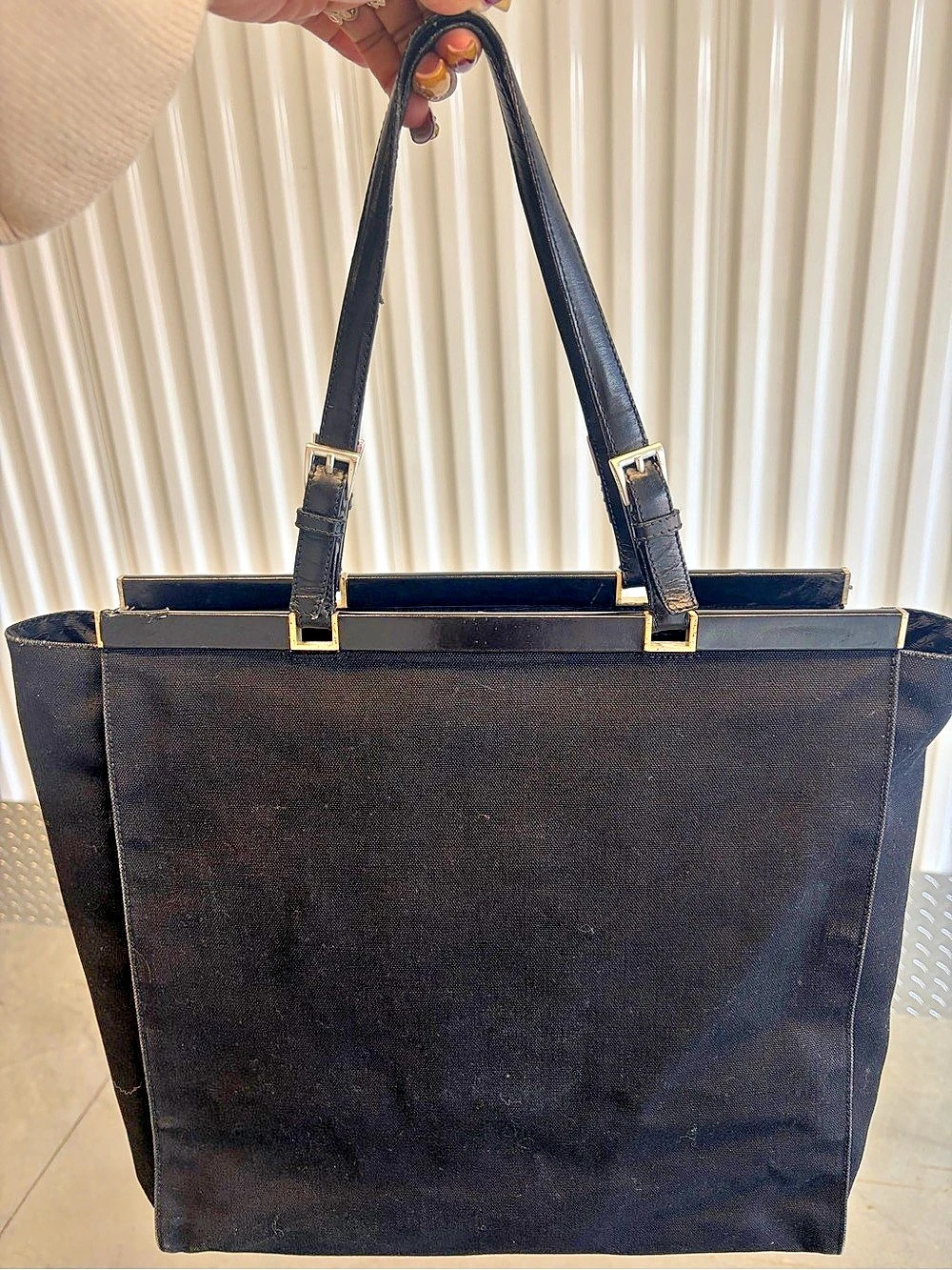 Prada Black Tote Bag NWT